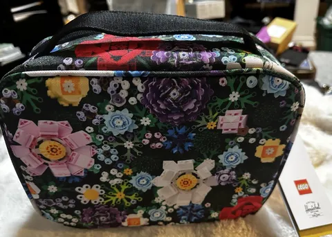 NWT LEGO +  Herschel Botanical Collection POP QUIZ LUNCH BOX Floral Garden