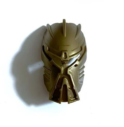 BIONICLE Flat Dark Gold Mask of Life Ignika (Custom)