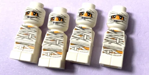 Lego Heroica Mummy Microfigures 3843 Ramses Pyramid Lot 4