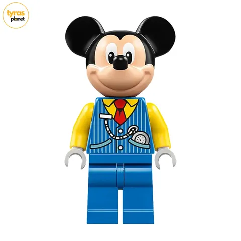 LEGO Mickey Mouse - Blue Vest Train Conductor Minifigure Disney 43212 NEW dis085