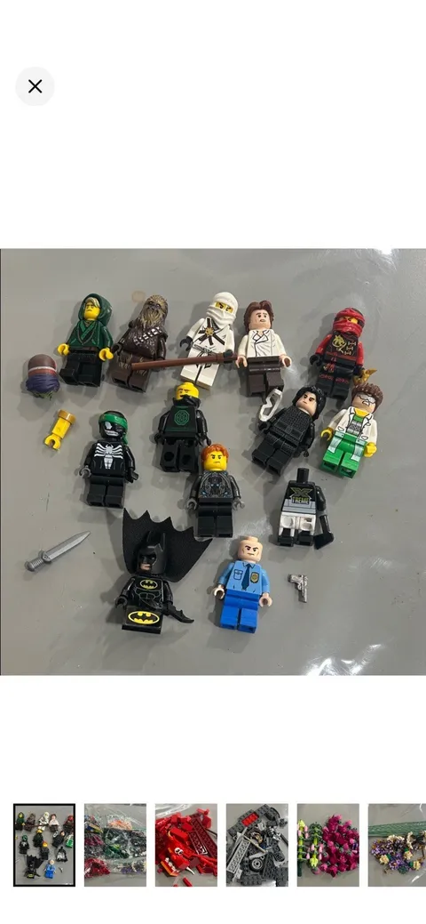 Assorted Lego Pieces- See photos for details.