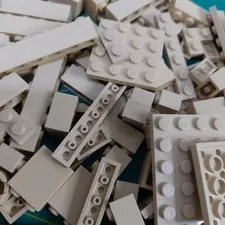 LEGO Tan Light Brown Sand Color Bricks Good Assortment 5 ounces