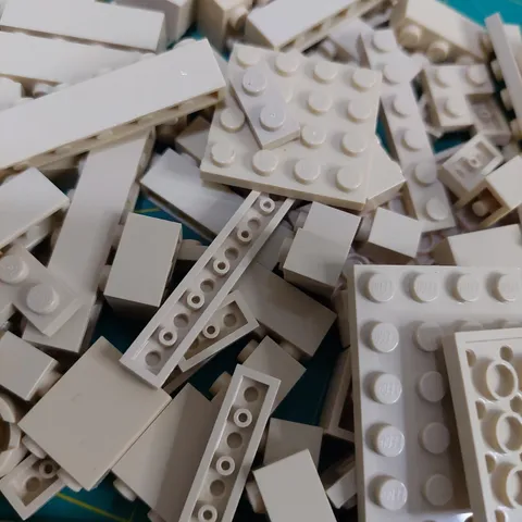 LEGO Tan Light Brown Sand Color Bricks Good Assortment 5 ounces
