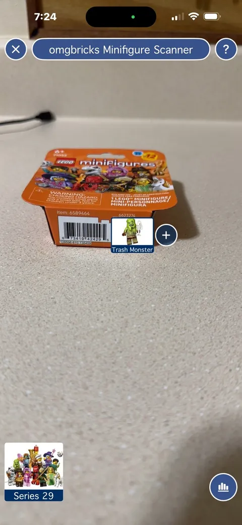 Trash Monster (col29-6) Series 29 Garbage Pizza Fish Fly LEGO® Minifigure