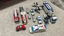 Lego Police/Fire Vehicle Lot