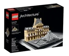 LEGO Architecture 21024 Louvre Museum Paris Landmark 695pcs Building Set