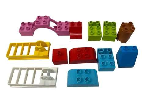 LEGO DUPLO Building Block Lot Ladders Slopes 2x2 Mixed Toys Pretend Play