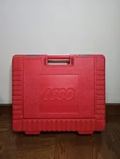 Vintage 1985 LEGO Red Storage Case Carrying Box Hard Plastic USA