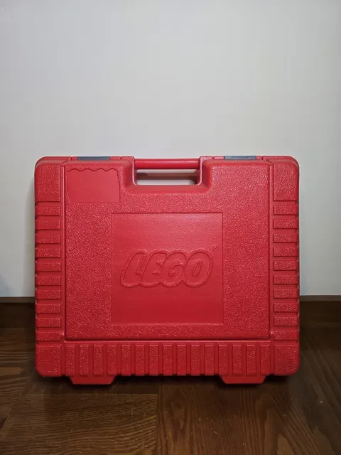 Vintage 1985 LEGO Red Storage Case Carrying Box Hard Plastic USA