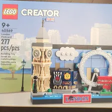 LEGO Creator Postcard London Postcard 40569 Set, 277 Pieces, Age 9+