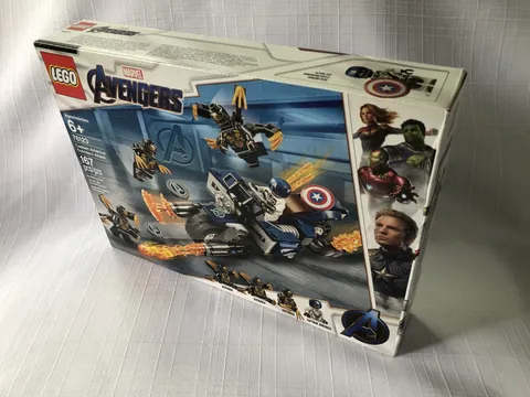 LEGO Super Heroes: Captain America: Outriders Attack (76123) NEW SEALED in Box