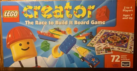 1999 Lego Creator Board Game Rose Art Design -Complete Set