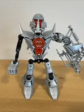 Lego Hero Factory 7168 Duncan Bulk Figure 100% COMPLETE Silver 2010 Retired