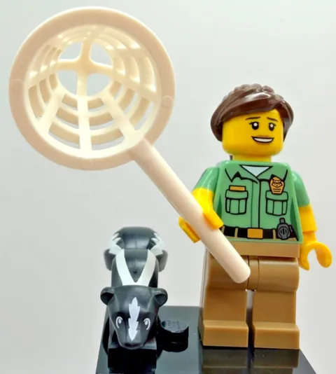 LEGO (71011) CMF Series 15 Animal Control Minifigure col15-8 Complete New Skunk