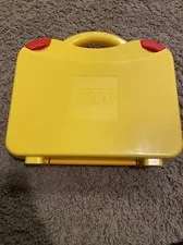 Lego Carrying Case Brief Case Storage Container Yellow