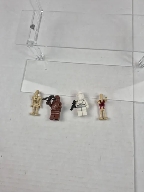 LEGO Star Wars Minifigure Lot Chewbacca Snow Trooper Battle Droid Cross Bow