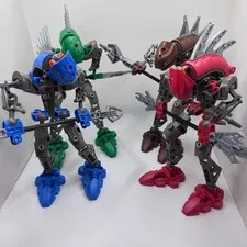 Lego Bionicle! 8587, 8589, 8590, 8592 - Rahkshi Panrahk Lerahk Guurahk Turahk