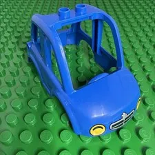 Lego Duplo Car Body High Cab blue Forest Camping Fishing 10602 10583