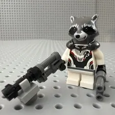 LEGO Rocket Raccoon Minifigure - Endgame White Jumpsuit sh0569