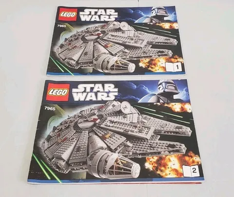 LEGO Star Wars Millennium Falcon Set 7965 Instruction Manual Booklet 1 & 2