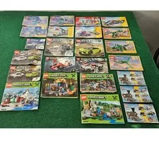 LEGO Instructions 24 Lot Minecraft Creator Speed Champions Juniors Discontinued