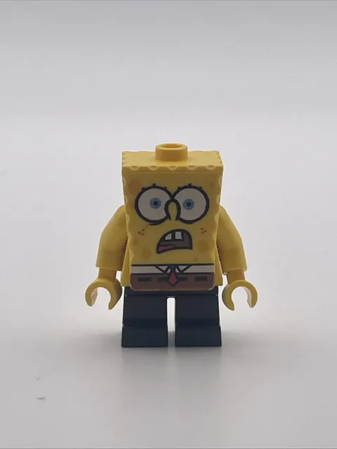 NEW LEGO SHOCKED SPONGEBOB SQUAREPANTS MINIFIG minifigure 4981 chum bucket