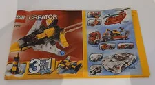 LEGO Creator Building Instruction Booklet Notice Set 31001 Mini Skyflyers
