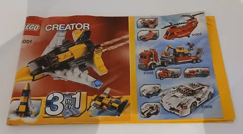 LEGO Creator Building Instruction Booklet Notice Set 31001 Mini Skyflyers