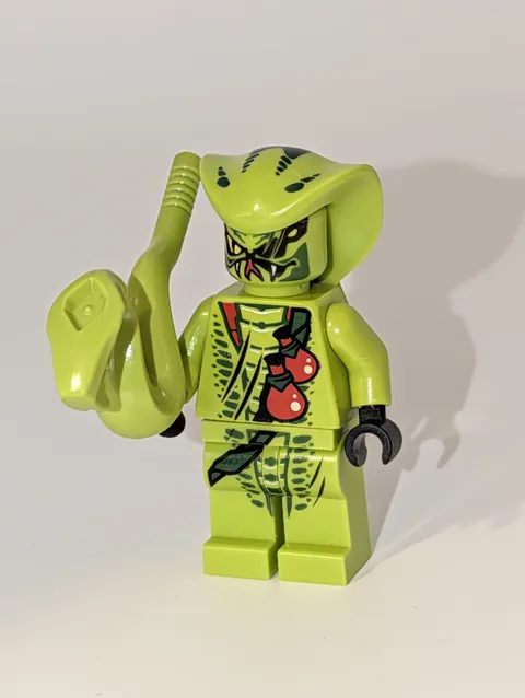Lasha Red Vials Genuine LEGO NINJAGO NJO0051 with Snake Tail 9562 9447