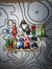 RARE Lego Ninjago Minifig Parts Lot NRG, ZX Lloyd, Snake Generals, Final Battle