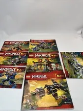LEGO The Ninjago Masters of Spinjitzu 70745 Instruction Manuals - Lot of 10