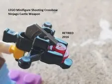 LEGO Minifigure Black Cross Bow Shooting Weapon Castle Ninjago
