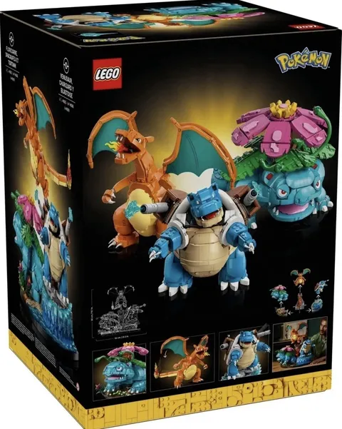 LEGO Venusaur Charizard and Blastoise #72153 New Sealed Pokemon.  Awesome!