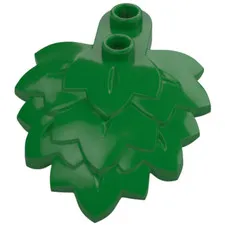 LEGO DARK GREEN LEAF LIMB ELEMENT 4 X 5 # 5058 / 6507840 - QTY 20