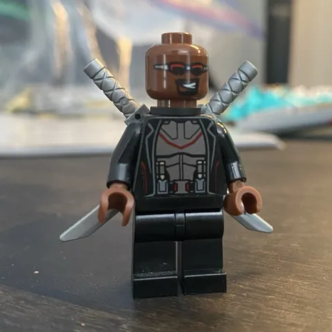 LEGO Marvel Blade Minifigure SH713 Daily Bugle 76178 NEW Genuine