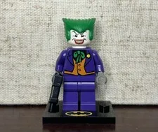 2006 LEGO Batman: The Joker Minifigure, bat005, Set 7782 & 7888. Rare Vintage 
