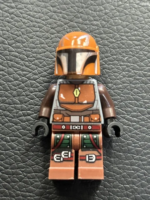 Lego Mandalorian Tribe Warrior 75267 Dark Orange Helmet Star Wars Minifigure