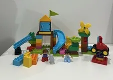 LEGO DUPLO Large Playset with clubhouse, slide, swing 10864 Incomplete
