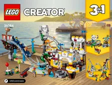 Lego Instructions Notice Pirate Roller Coaster 31084 New New
