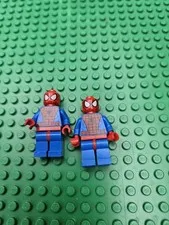 LEGO (2)  Spider-Man Minifigure   SH115 – Black Web Pattern, Red Hips   4851