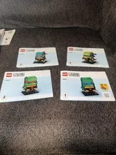 Lego Brick Headz TMNT Turtles Instructions Set All 4 40878