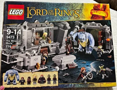 LEGO Lord of the Rings 9473 The Mines of Moria 776 Pcs Box (Ages 9-14)