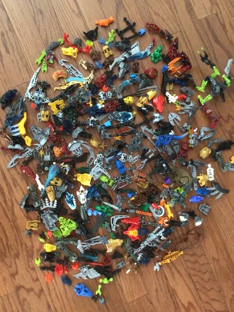 LEGO Bionicle Hero Factory Technic Bulk Parts Lot 3+ Pounds Mixed Pieces