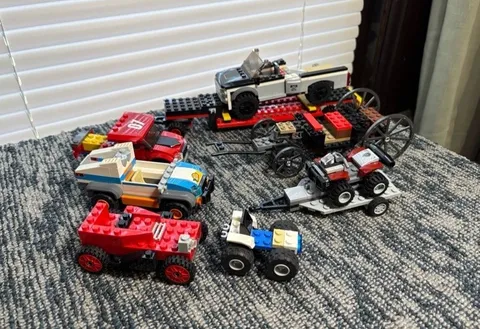LEGO City Vehicle Lot Trucks Trailers Cars Mixed