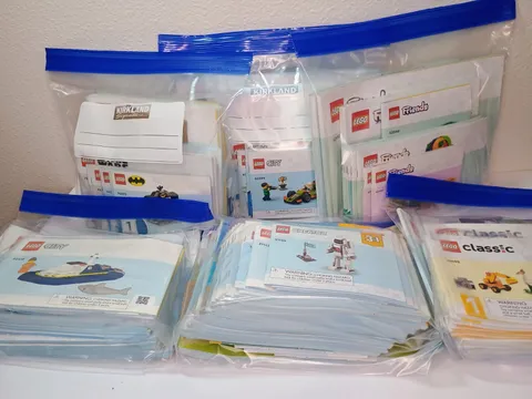 Over 28lbs Of Lego City Friends Creator Harry Potter Star Wars Classic Manuals 