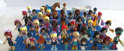 LEGO Friends Minifigure Lot 40+ FIGURES, ALL WITH ACCESSORIES, EUC