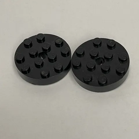 Lego 3404 Black Replacement Parts Pieces Lot of 2