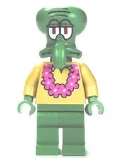 LEGO® Minifigure SpongeBob SquarePants bob035 Squidward Pink Lei