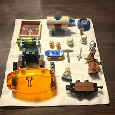 LEGO Minifigure Parts & Accessories Mixed Lot w/ Shield, Multicolor Plastic
