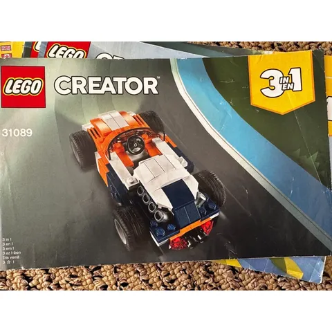 LEGO CREATOR: Sunset Track Racer (31089) Retired Incomplete